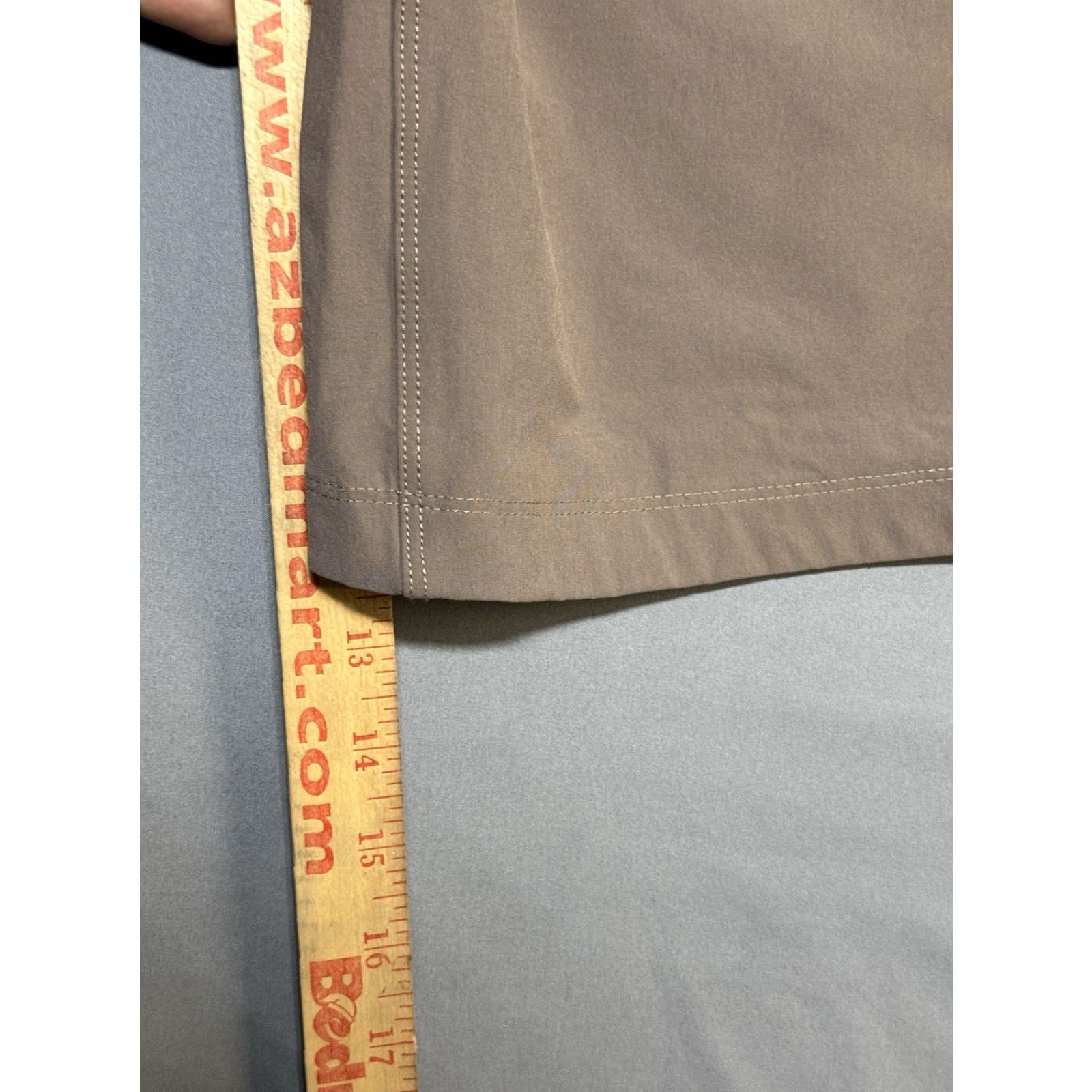 Vintage REI Coop Regular Fit Shorts 34 Belt Nylon Spandex Chino Casual Outdoor Mens Brown Size US 34 / EU 50 - 4 Thumbnail