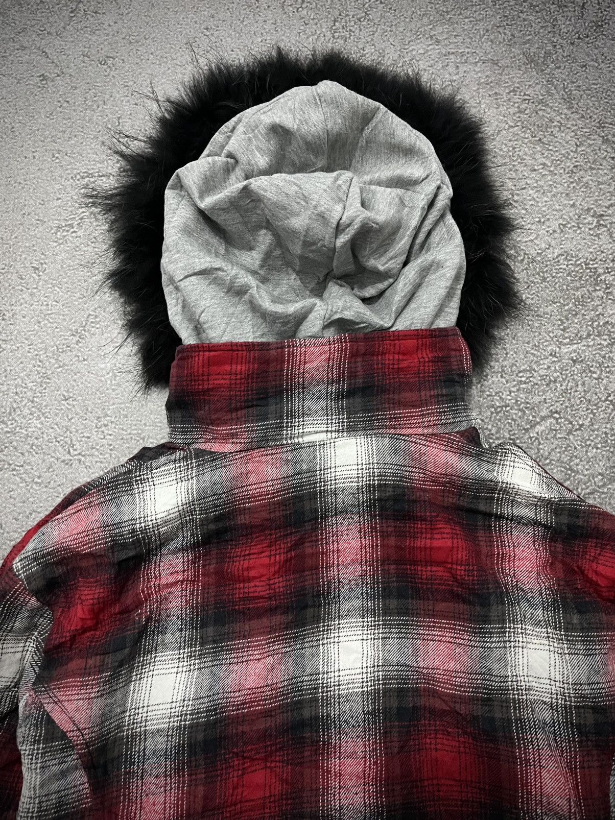 In The Attic 2000s Rare In The Attic Zip Fur Hood Jacket Size US M / EU 48-50 / 2 - 7 Thumbnail