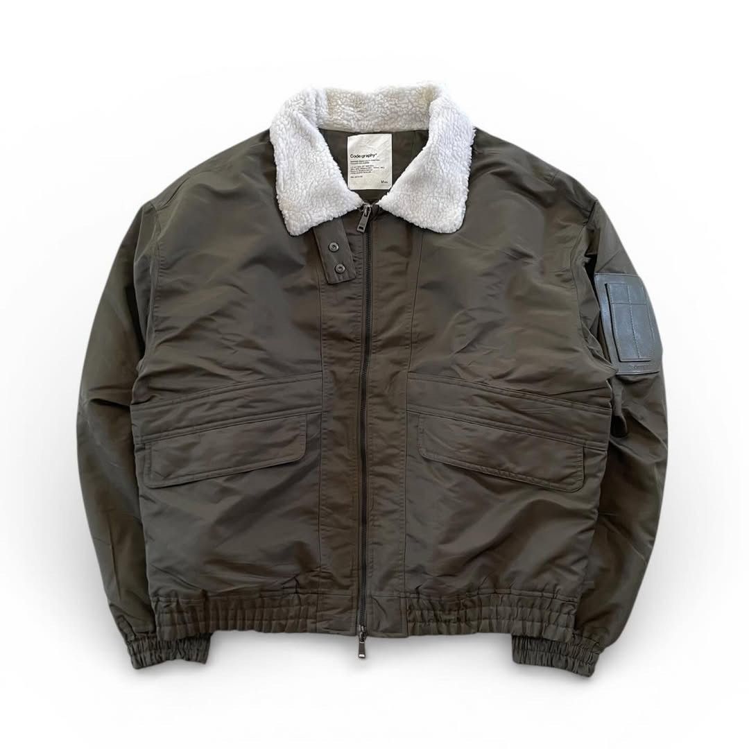 Japanese Brand Codegraphy Fleece Collar 2-WAY Utility MA-1 Jacket Size US M / EU 48-50 / 2 - 3 Thumbnail
