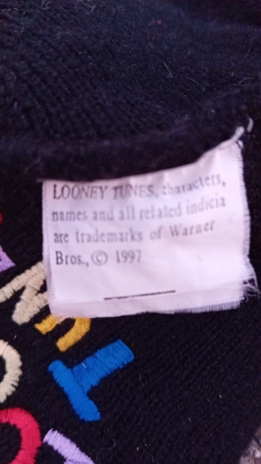 Vintage × Warner Bros Looney Tunes Taz Play Soccer Warner Bros Vtg 1997 Beanie Size ONE SIZE - 6 Thumbnail