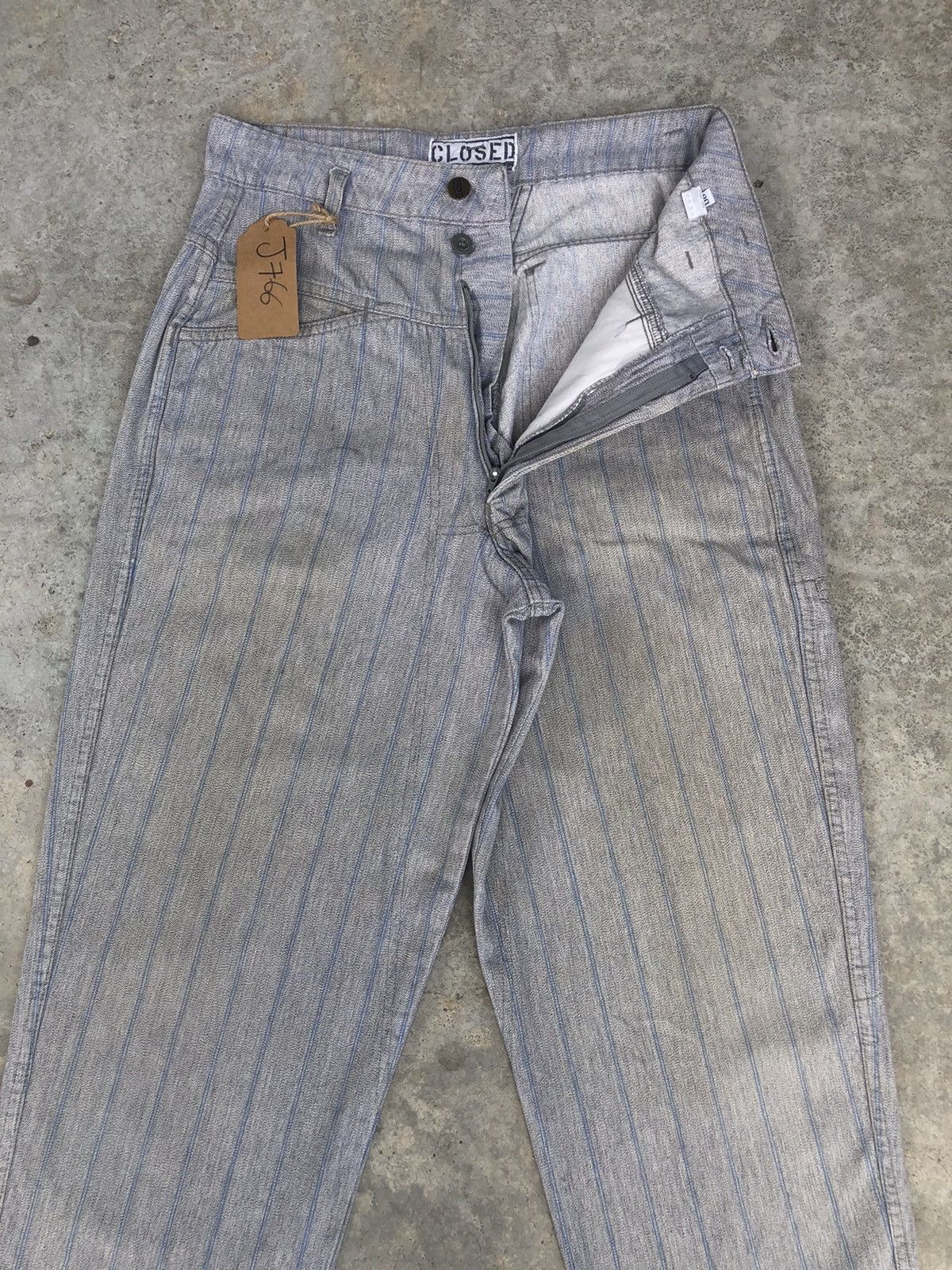 CLOSED × Marithe + Francois Girbaud Marithe Francois Girbaud Baggy Jeans Hip Hop Stripe Jeans Size US 28 / EU 44 - 3 Thumbnail