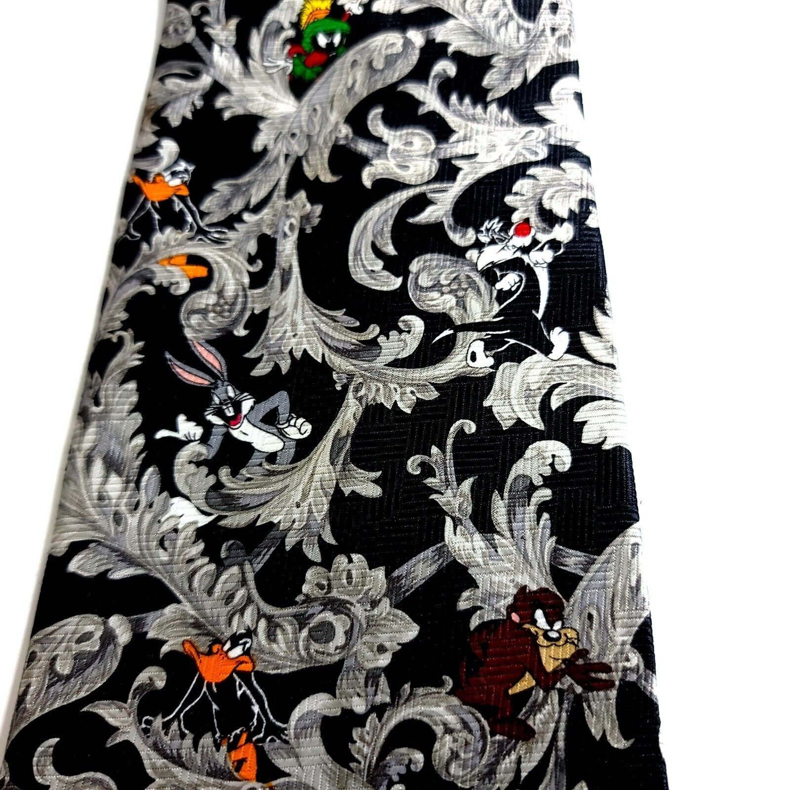 Warner Bros Looney Tunes Warner Brothers Polyester Black Baroque Print S Size ONE SIZE - 2 Thumbnail