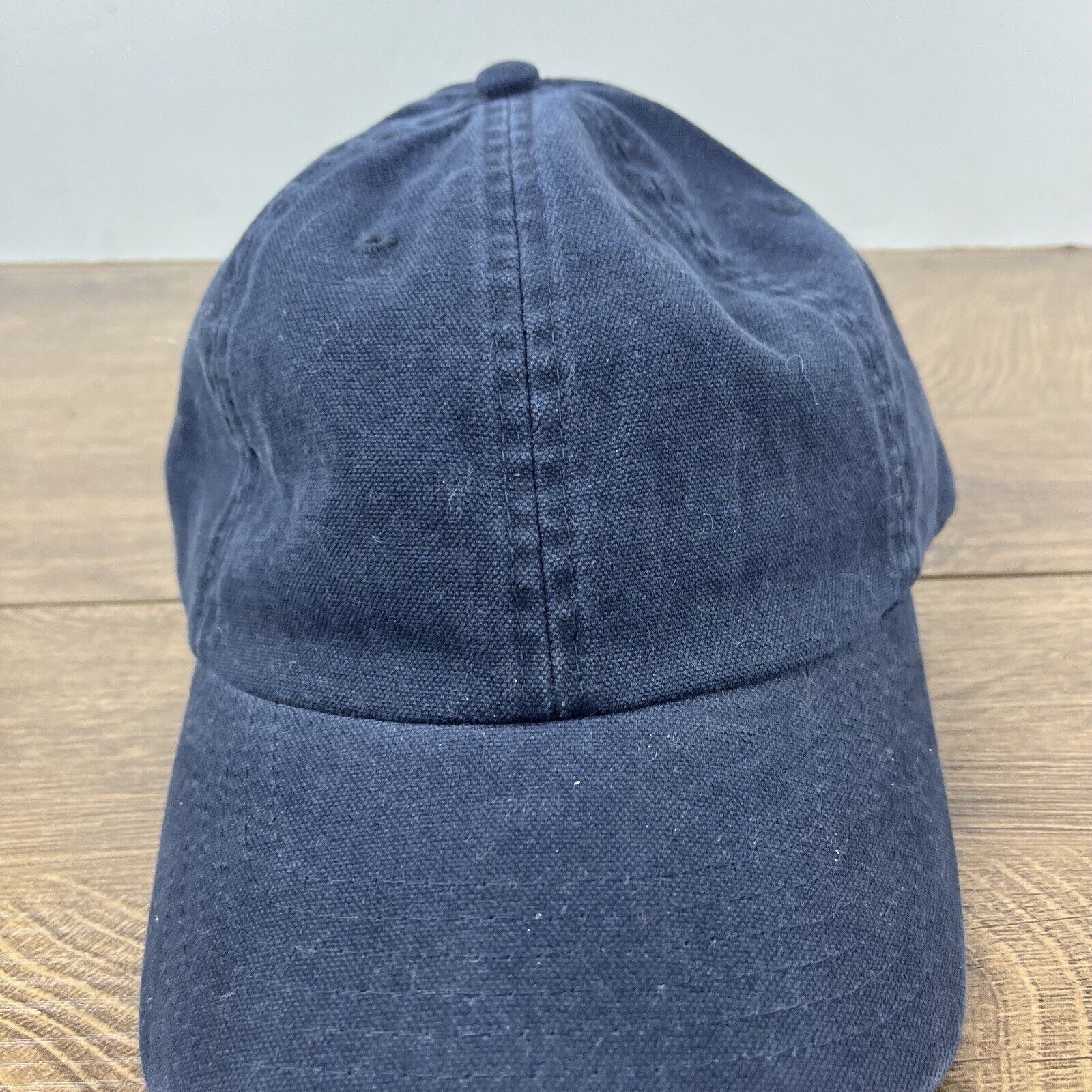 Other Navy Blue Baseball Cap Hat Blue Adjustable Hat Blue Adult Si Size ONE SIZE - 6 Thumbnail