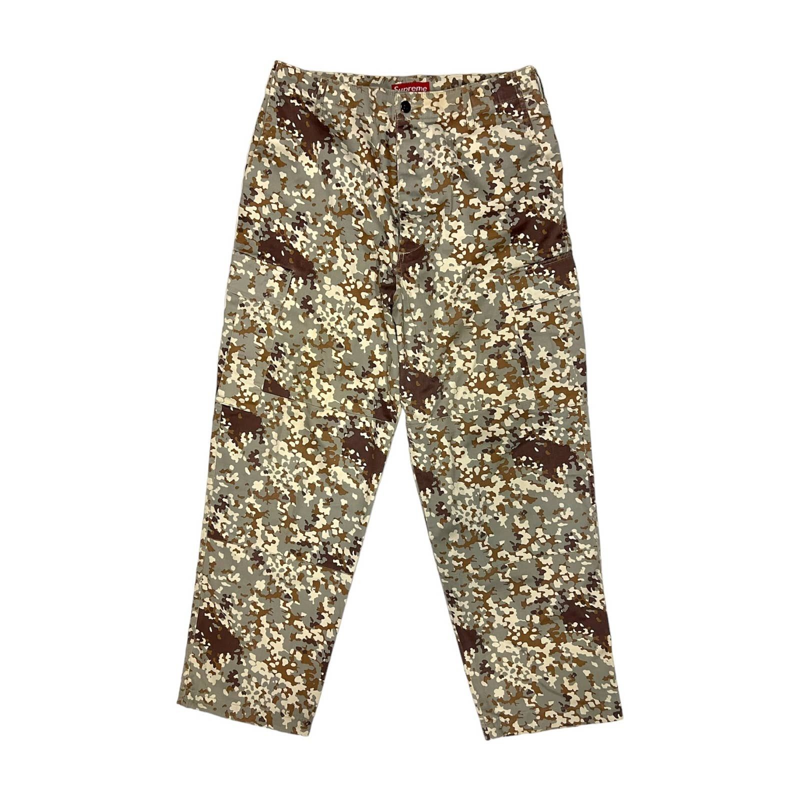 Supreme Supreme 2002 Desert Arid Flecktarn German Camo Cargo Pants ...