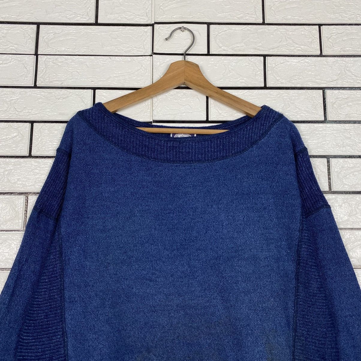 Indigo Vintage Sweatshirt Jantzen Indigoblue Pure Indigo Dyed Size US L / EU 52-54 / 3 - 4 Thumbnail