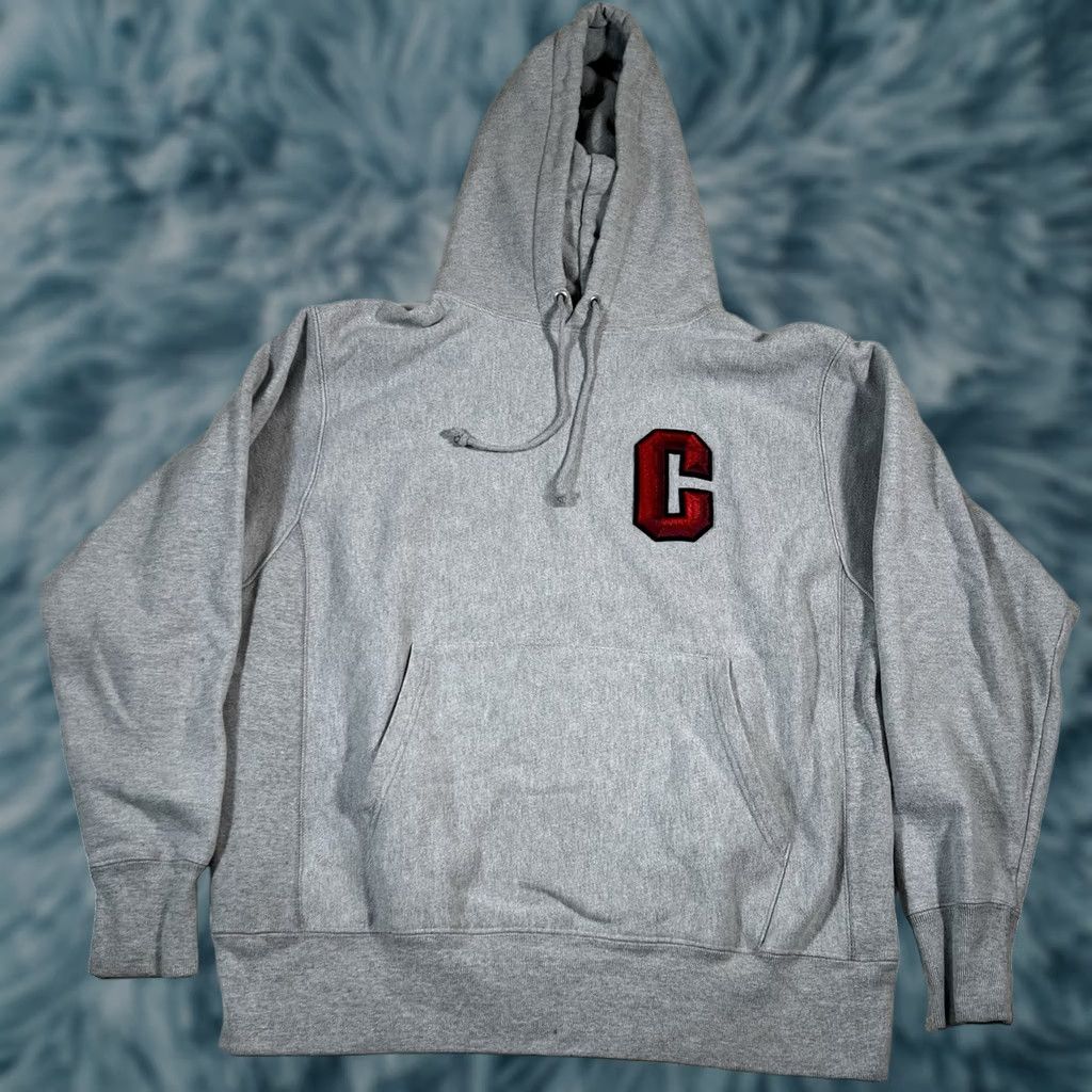 Champion Champion Reverse Weave Hoodie Mens Large Gray Pullover Hooded Sweatshirt Size US L / EU 52-54 / 3 - 1 Thumbnail