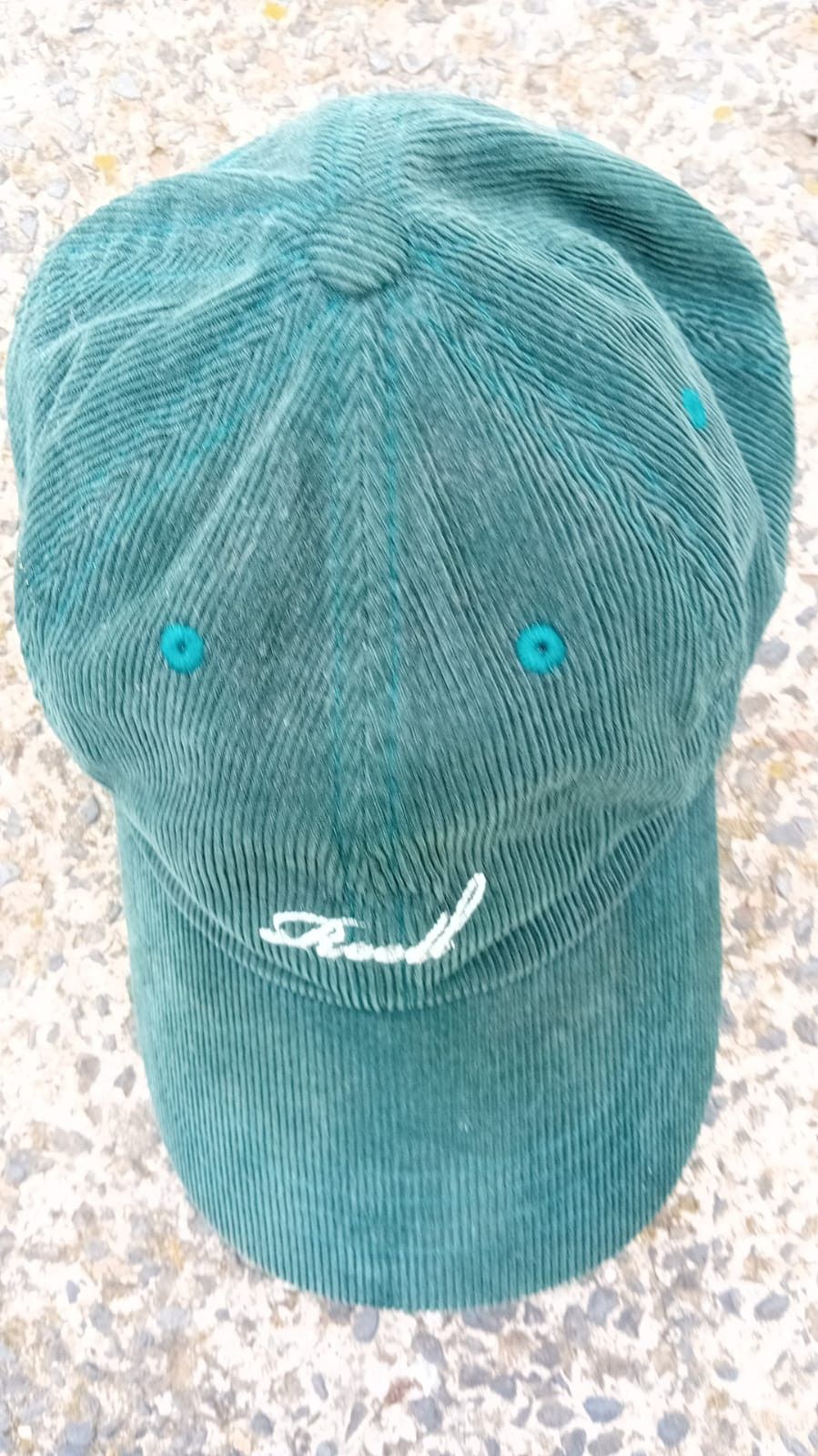 Other Reell Single Script Courduroy Hat Dark Green Ribcord cap Size ONE SIZE - 4 Thumbnail