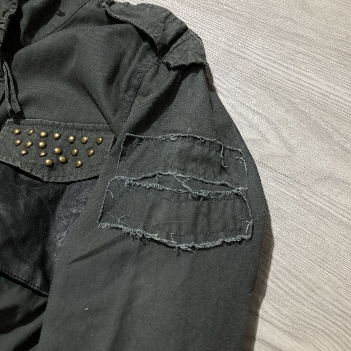 Japanese Brand 2000s Codes Combine Poem Parka Military Jacket Green Punk Size US M / EU 48-50 / 2 - 11 Thumbnail