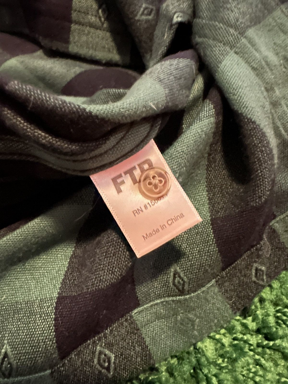 Fuck The Population FTP Flannel Short Sleeve Plaid Shirt Large Size US L / EU 52-54 / 3 - 4 Thumbnail