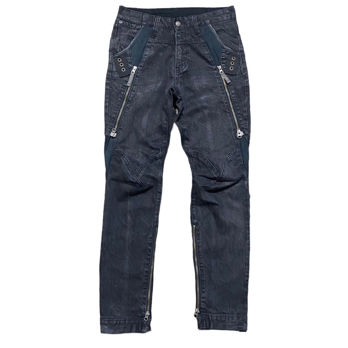 PPFM PPFM Black Denim Pants Zipper Size US 30 / EU 46 - 1 Thumbnail