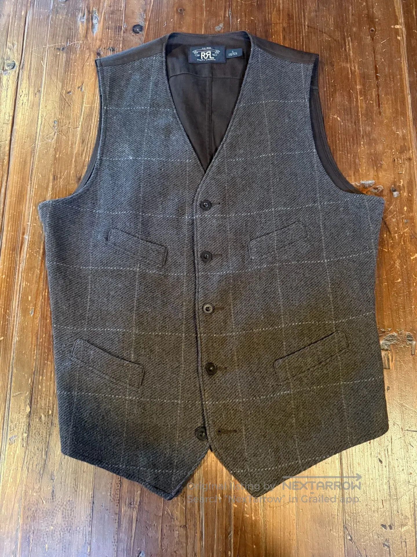 RRL Ralph Lauren RRL Plaid Vest. Size US S / EU 44-46 / 1 - 1 Thumbnail