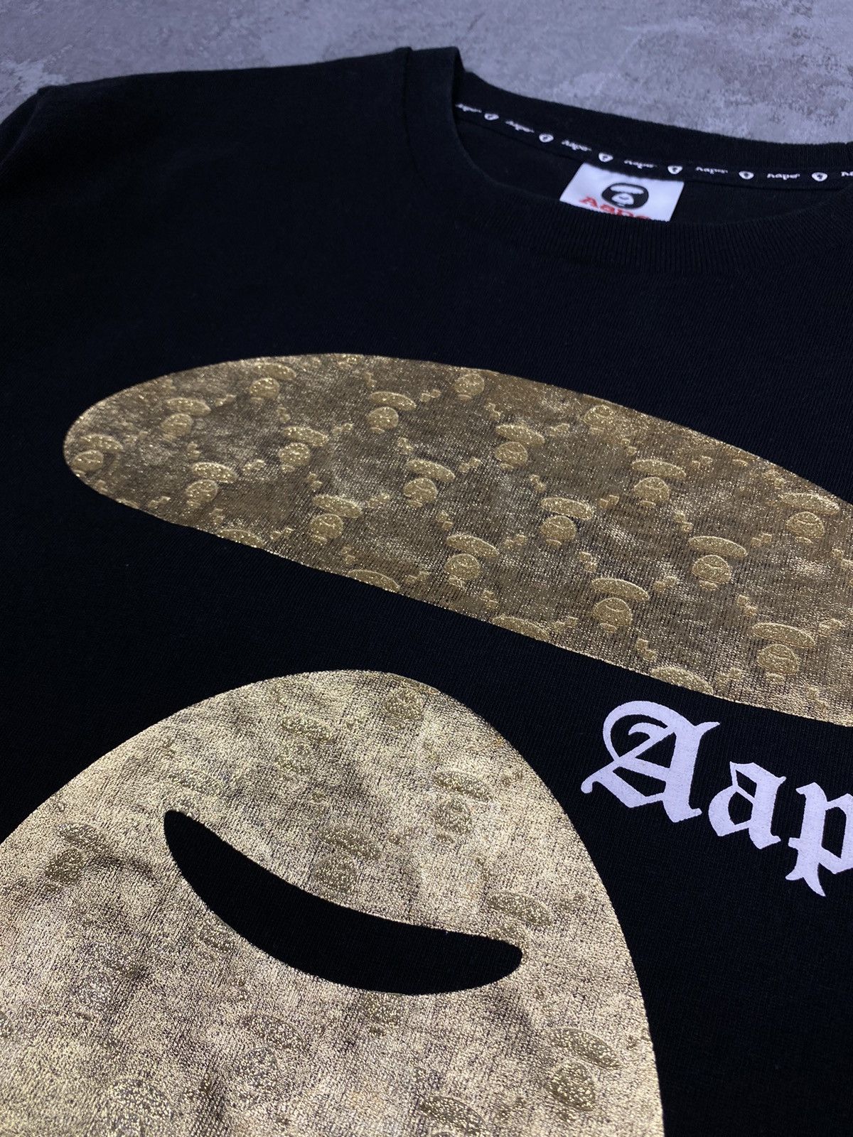 Aape Aape By Bathing Ape T Shirt gold black Size US M / EU 48-50 / 2 - 5 Thumbnail