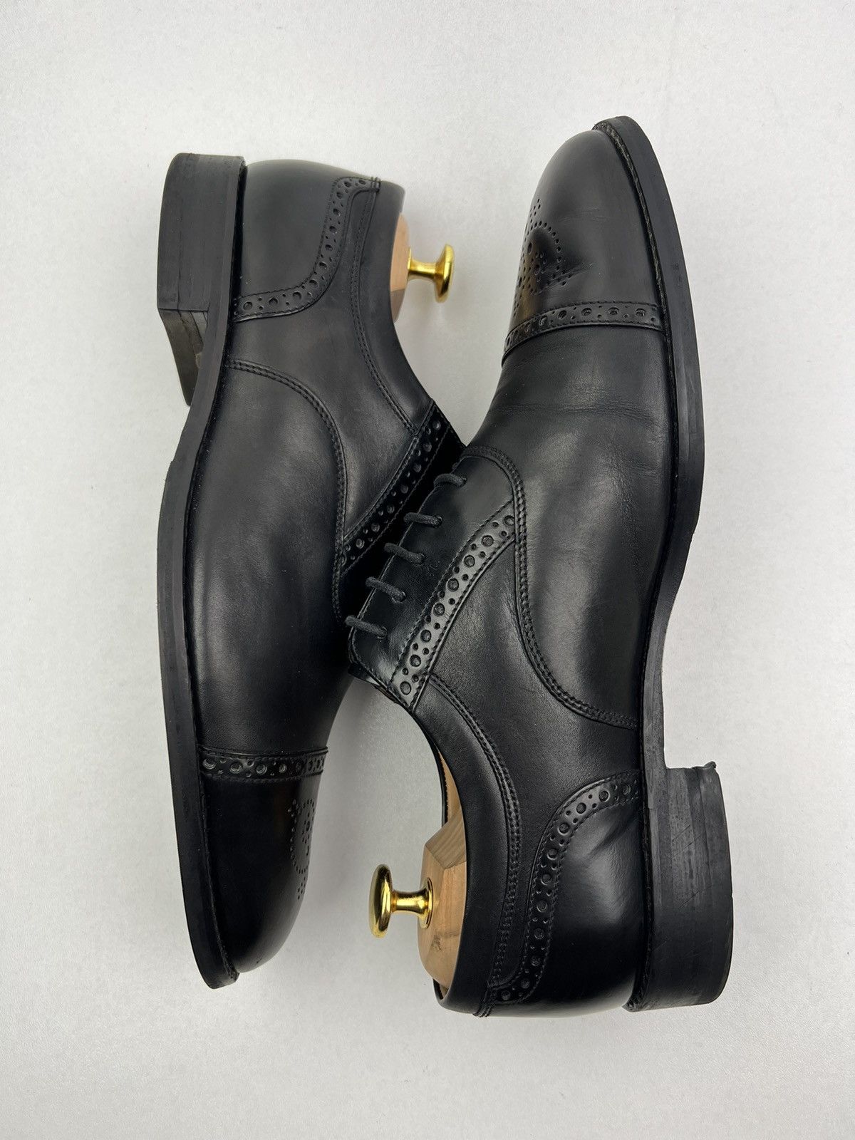 Loake LOAKE Oxfords Leather Shoes Lace Up Woodstock Black Men’s Size US 8.5 / EU 41-42 - 9 Thumbnail
