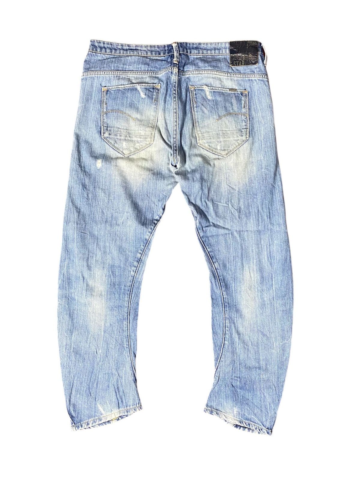 G-Star G star Raw Distressed Jeans Size US 29 - 3 Thumbnail