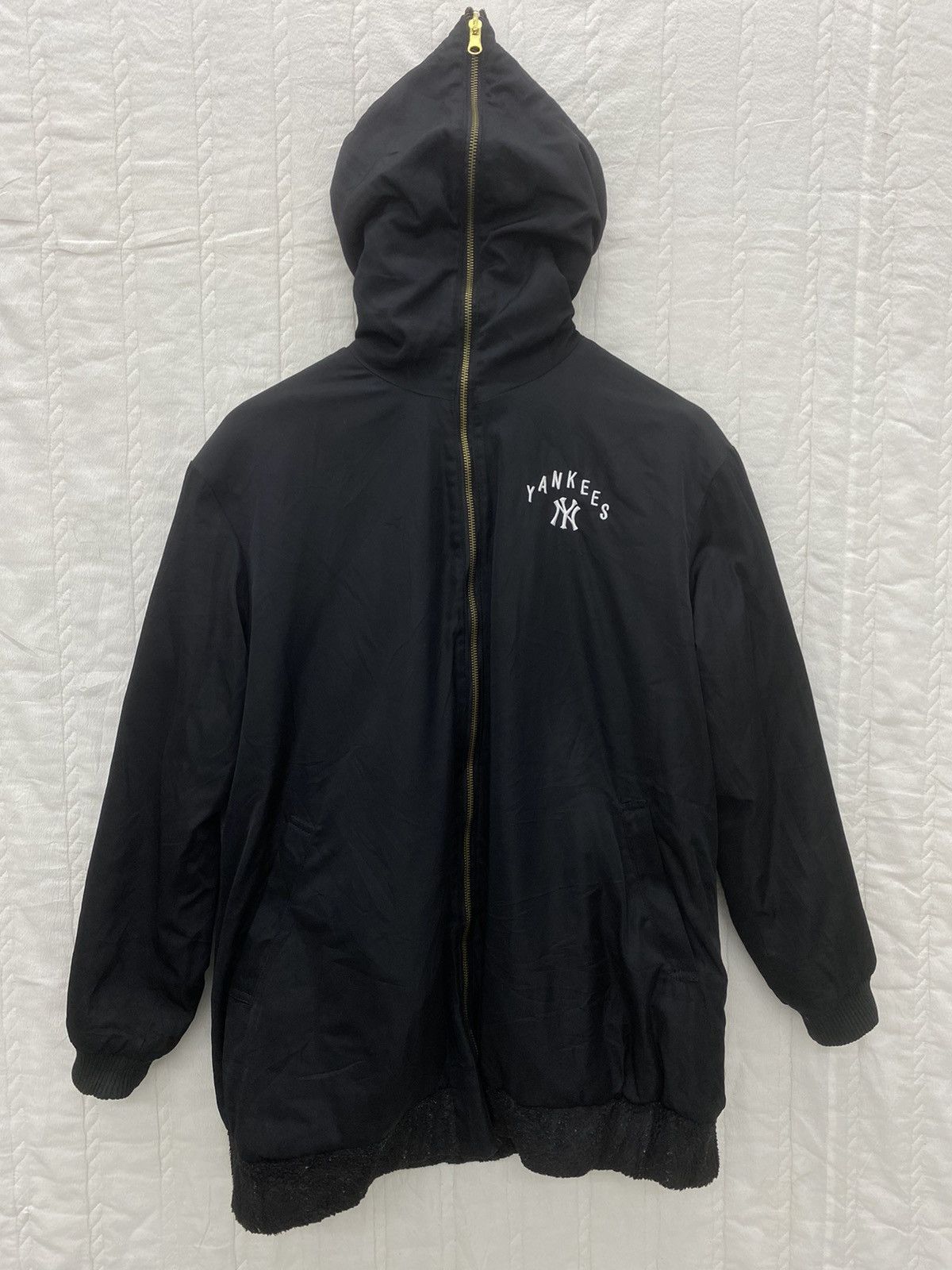 MLB × New York Yankees (N) MLB LB-03 REVERSIBLE HOODIE BOMBER JACKET FULL ZIP Size US M / EU 48-50 / 2 - 2 Thumbnail
