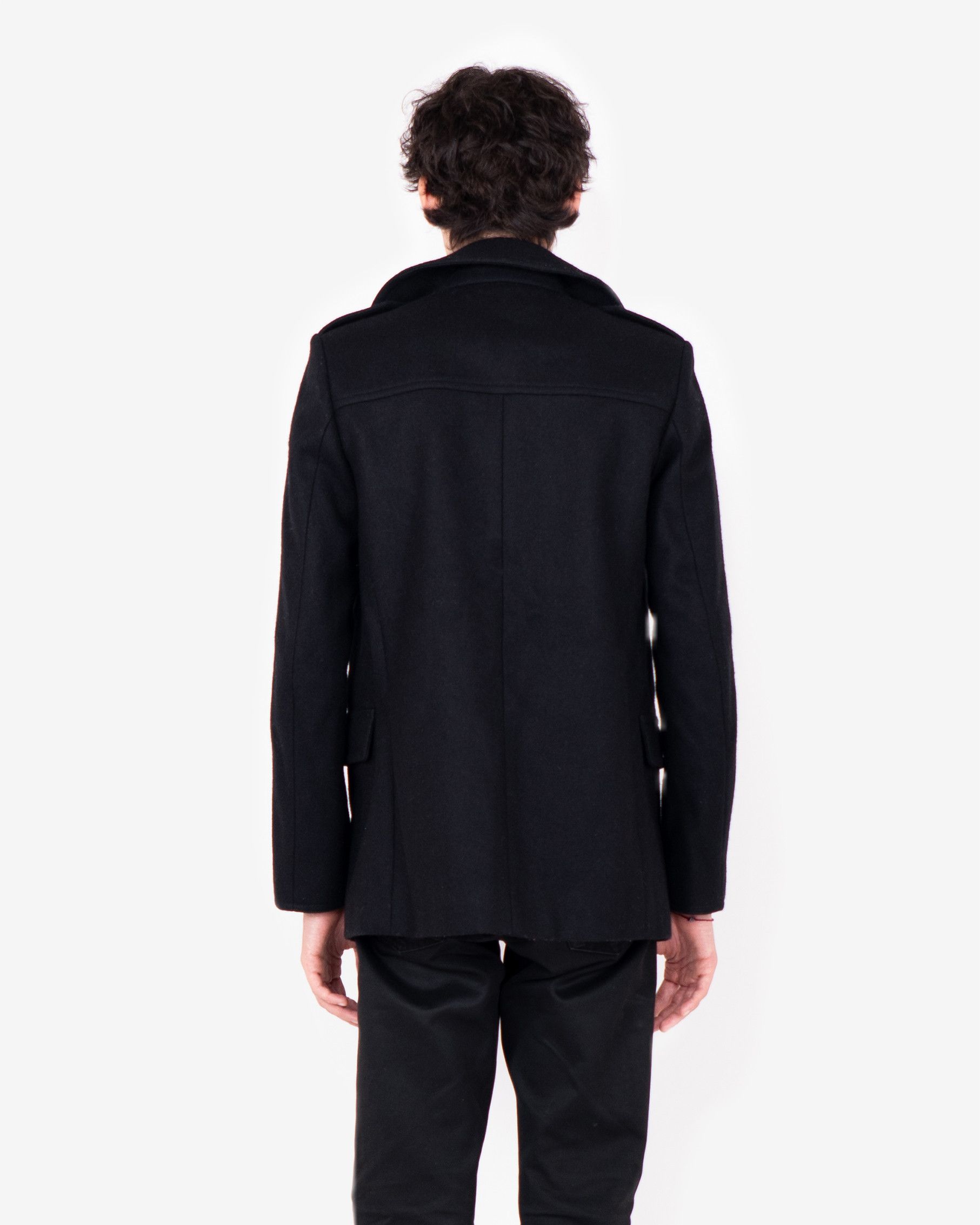 Saint Laurent Paris Wool Military Coat (FW13) Size US S / EU 44-46 / 1 - 6 Thumbnail