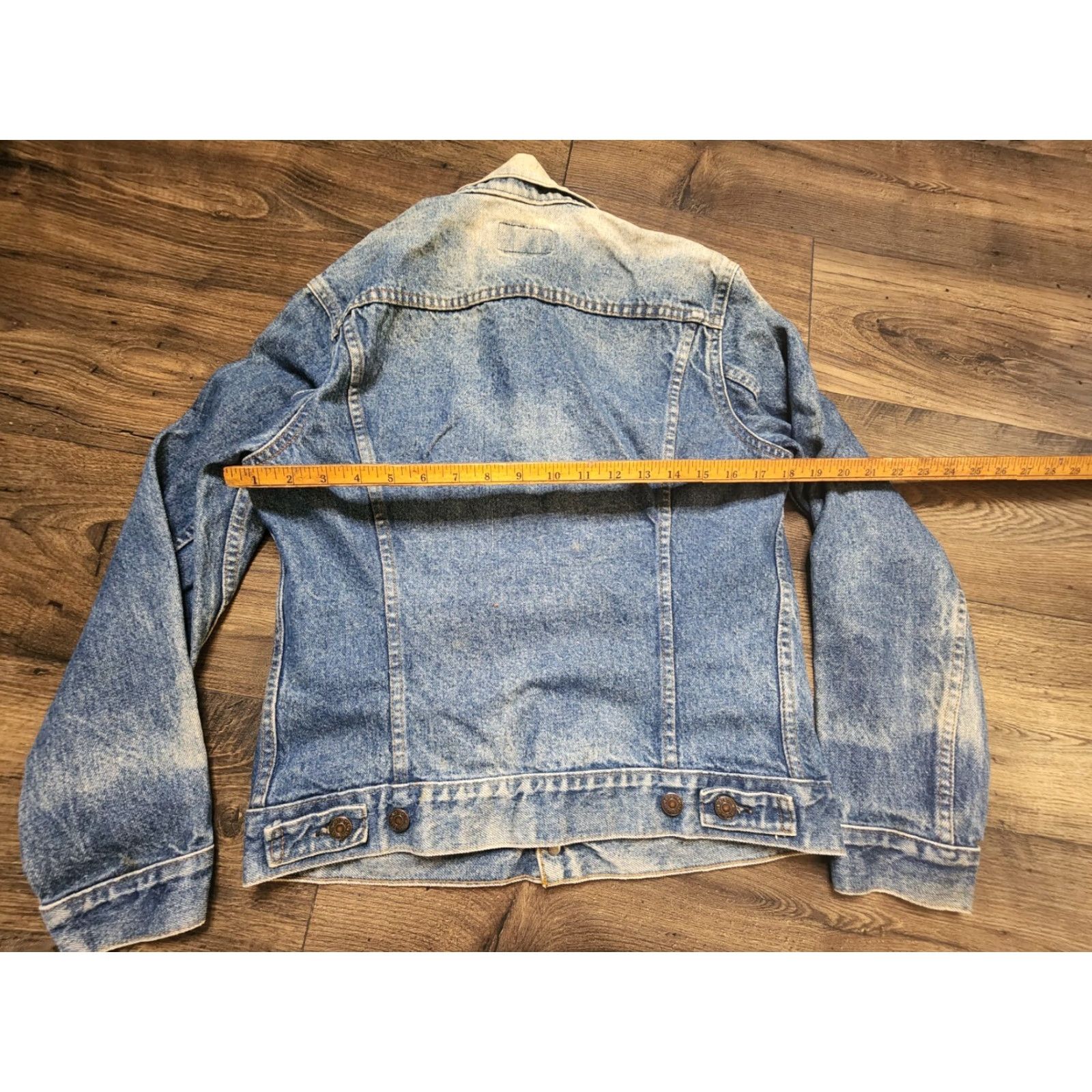 Levi's VINTAGE Levi's Denim Trucker Jacket Size 38R Blue Red Tag 70506-0216 Casual Motorcycle Mens Size US 38 / EU 54 - 7 Thumbnail