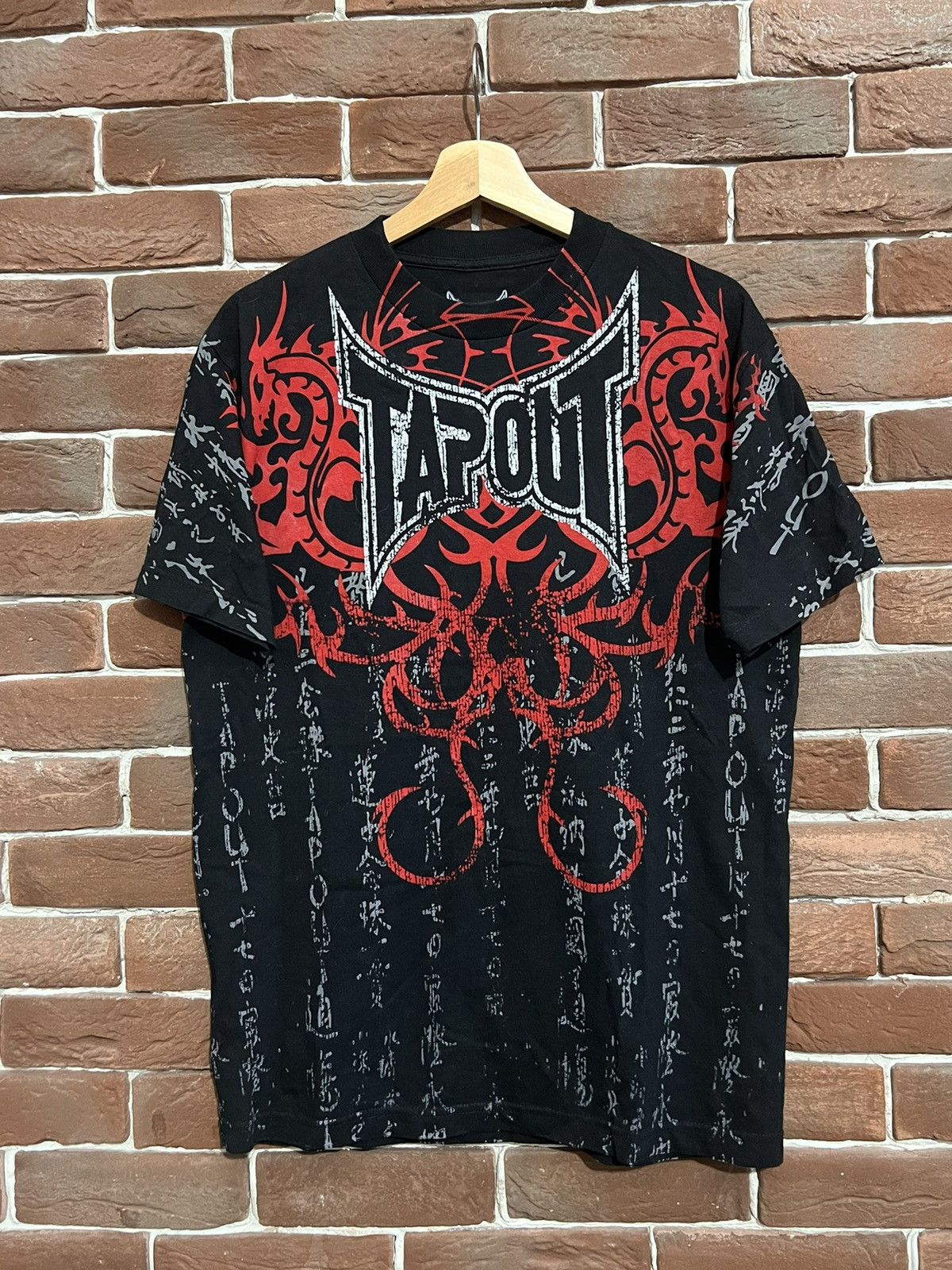 Tapout Vintage Y2K Tapout Signature Series MMA DRIP T-Shirt 00s Size US M / EU 48-50 / 2 - 1 Thumbnail
