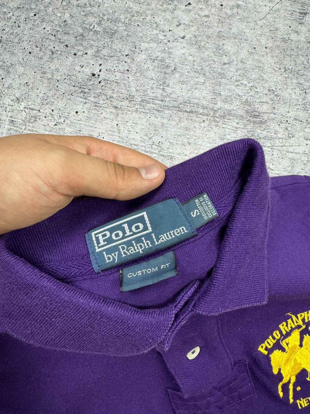 Designer × Polo Ralph Lauren × Vintage Vintage Polo Ralph Lauren Big Logo Y2K Polo Longsleeve Shirt Size US S / EU 44-46 / 1 - 8 Thumbnail