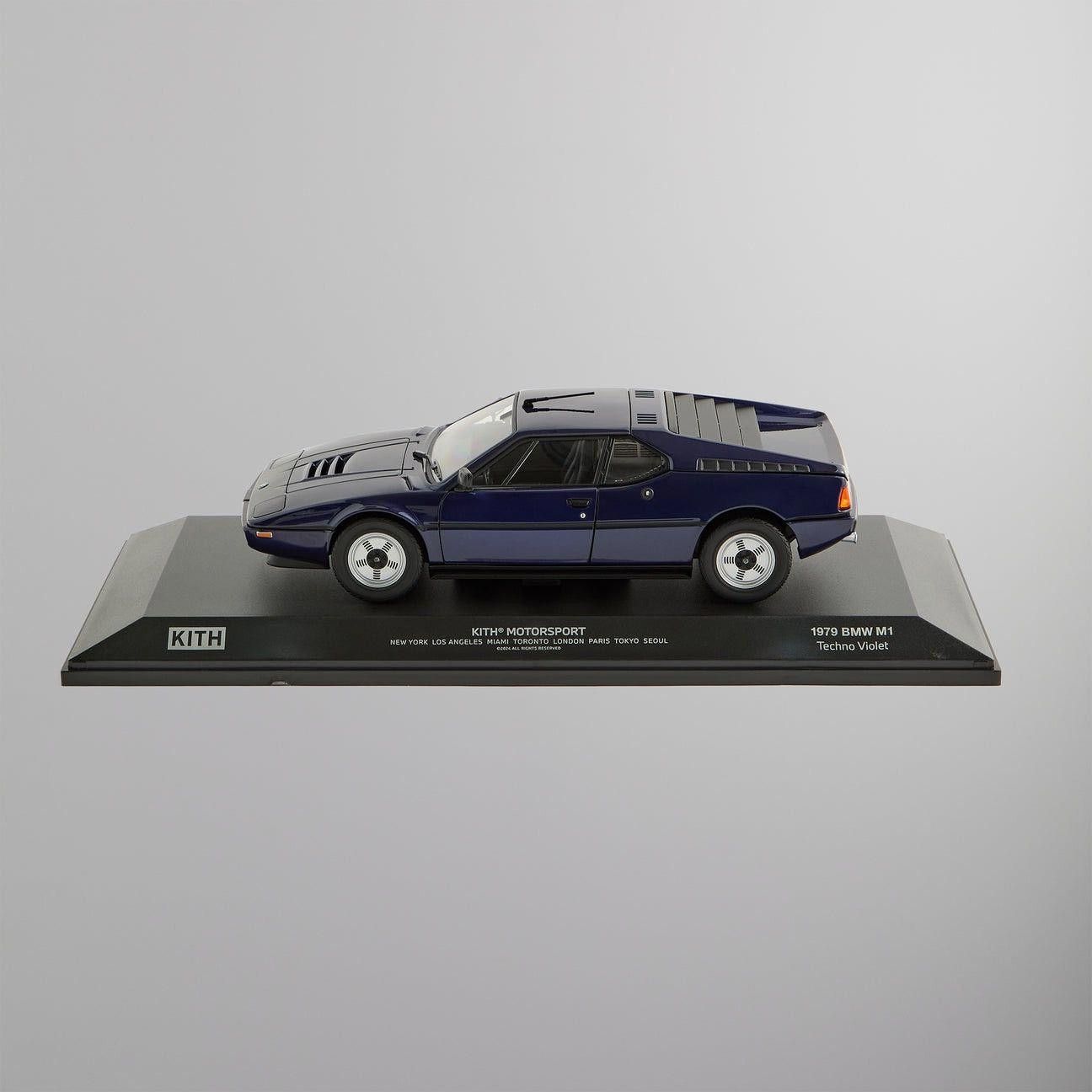 Kith Kith x BMW M1 1:18 Diecast Replica Car Size ONE SIZE - 2 Thumbnail