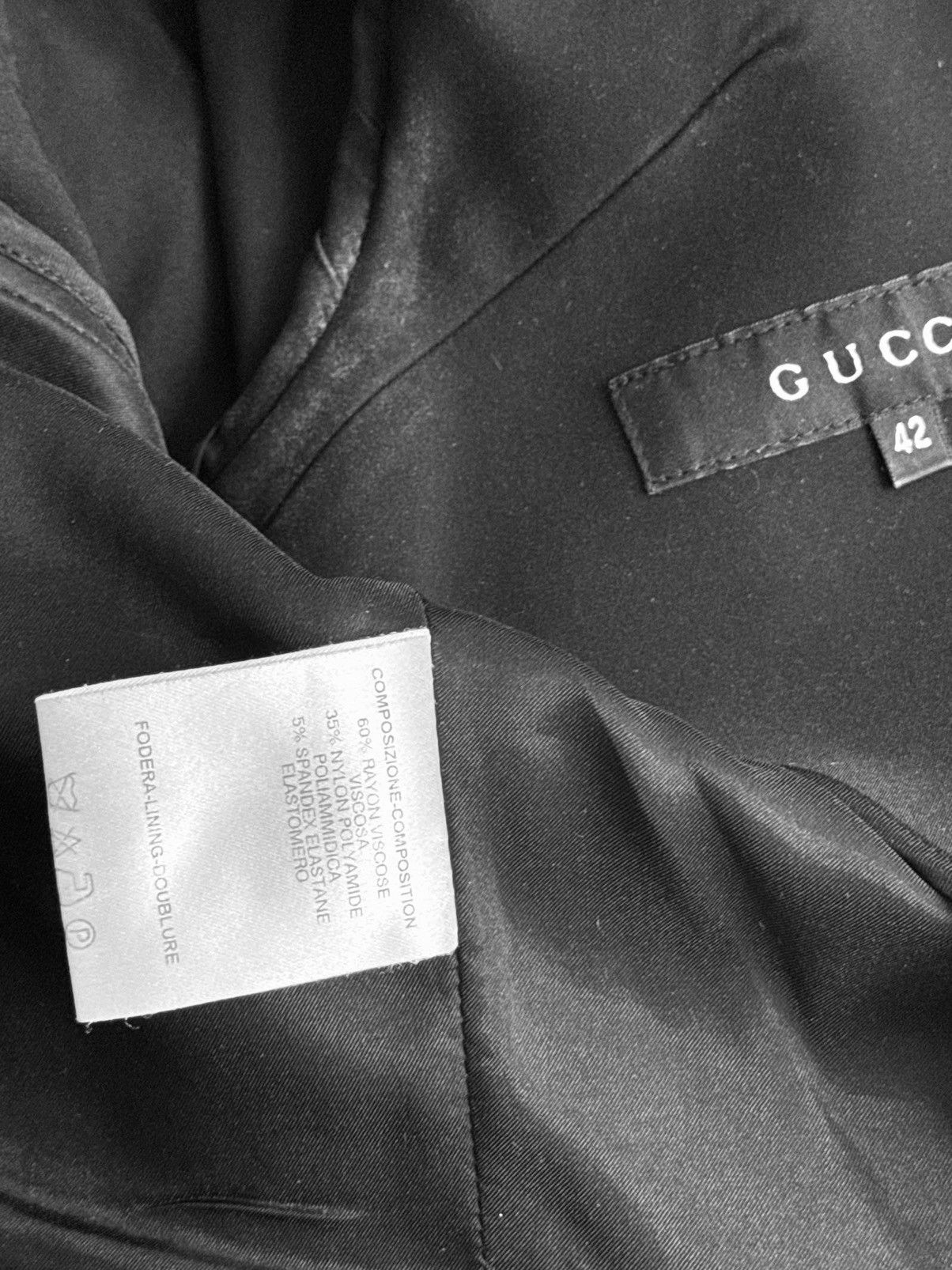 Gucci Gucci by Tom Ford F/W 2003 Runway Black Jacket Size M / US 6-8 / IT 42-44 - 5 Thumbnail