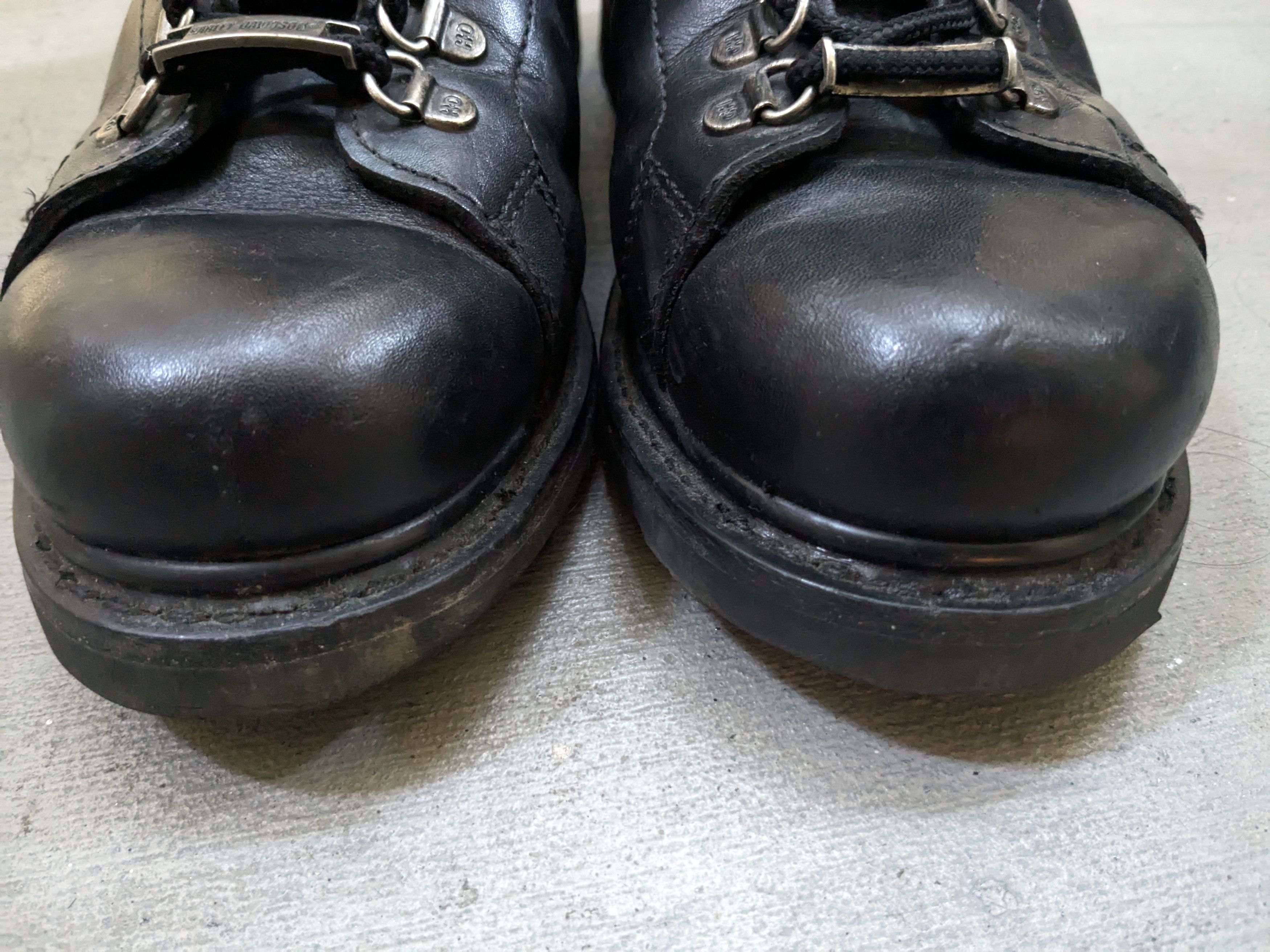 Genuine Leather Harley Davidson Biker Boots Size 10 Leather Black Biker Size US 10 / EU 43 - 5 Thumbnail