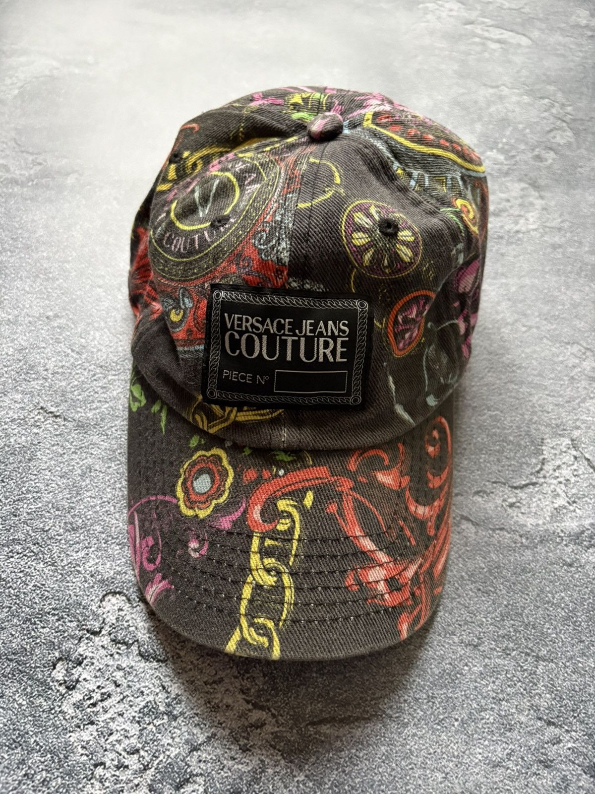 Versace Jeans Couture Versace Jeans Couture Fullprint Designer Luxury Hat Cap Rare Size ONE SIZE - 3 Thumbnail
