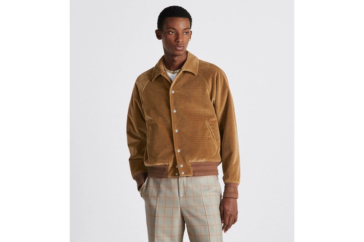Dior o1w1db11024 Bomber Jacket in Brown Size US XL / EU 56 / 4 - 5 Thumbnail