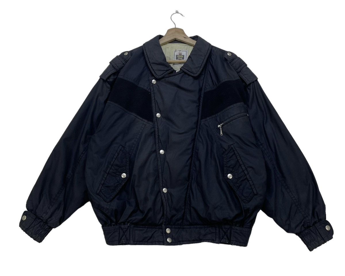 image of Hypebeast x Vintage Issey Miyake Inspired Milkywa Bomberjacket in Navy (Size Medium)