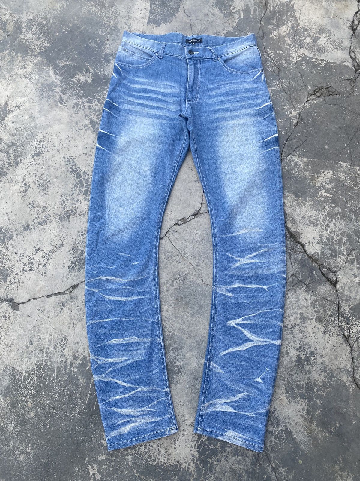 semanticdesign SEMANTIC DESIGN Stacked Curve Jeans Size US 31 - 1 Thumbnail