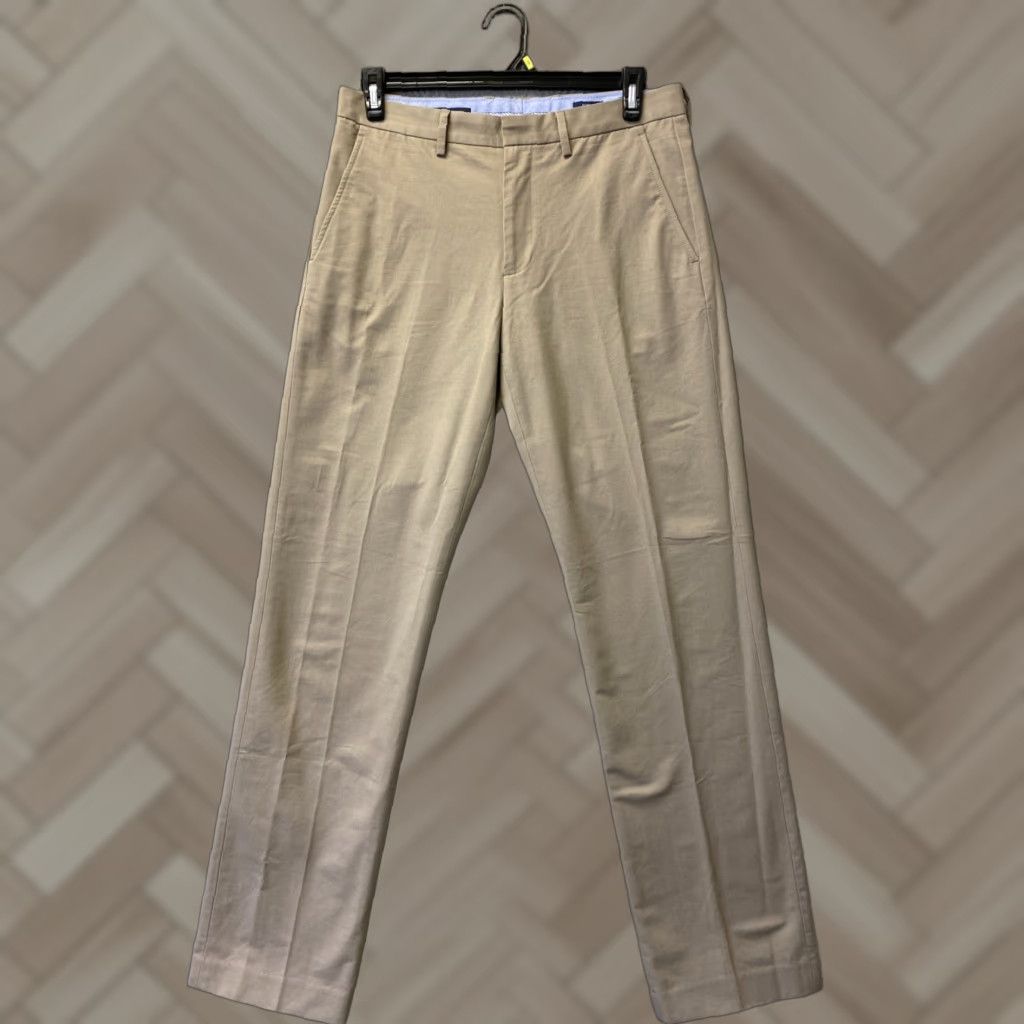 J.Crew J. Crew Chino Pants Mens 32x34 Dark Tan Cotton Straight Fit /0086 Size US 32 / EU 48 - 1 Thumbnail