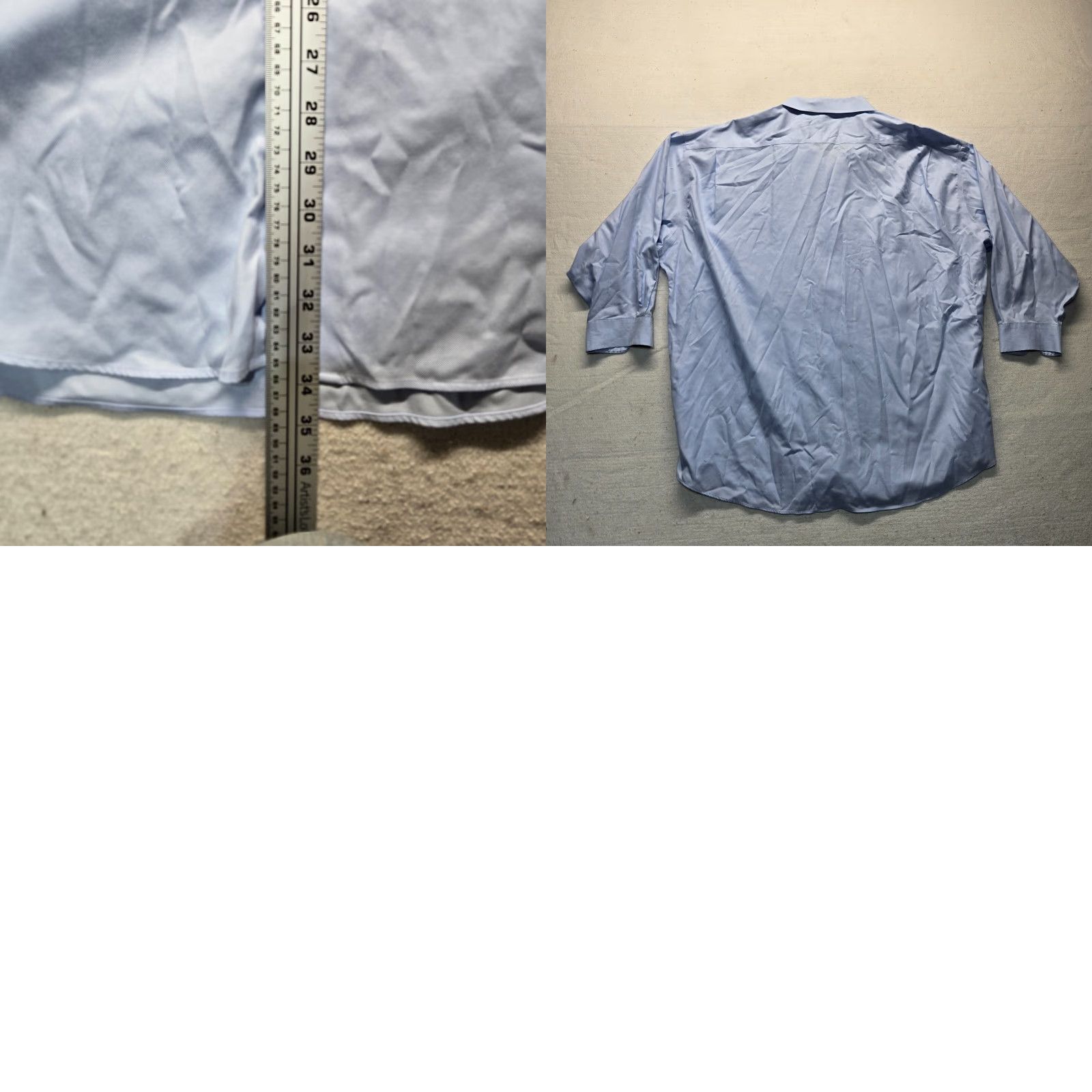 Pronto Uomo Pronto Uomo Shirt Men 22 Button-Up Solid Blue Long Sleeve Casual 34/35 Regular Woman? Size US XXL / EU 58 / 5 - 8 Thumbnail