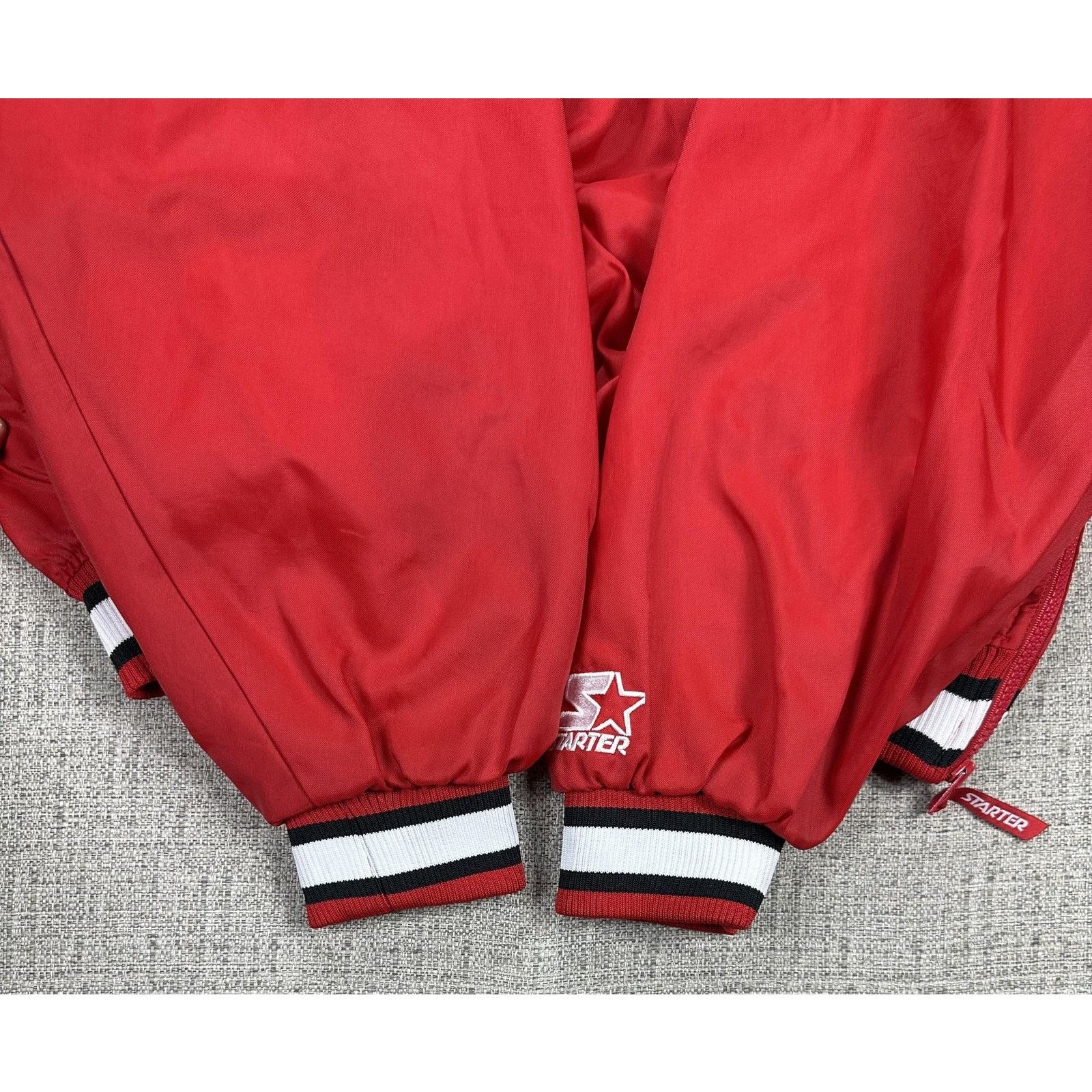 Starter Nebraska Cornhuskers Jacket Mens XL Starter 90s Waterproof Size US XL / EU 56 / 4 - 2 Thumbnail