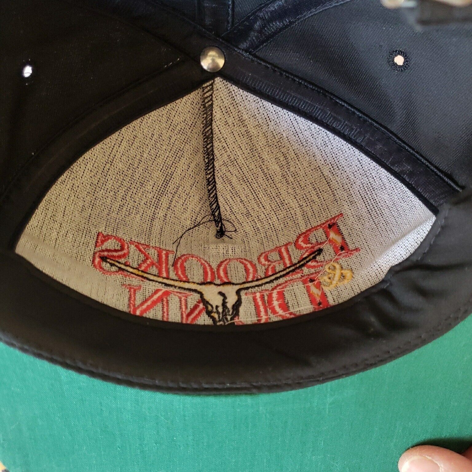 Vintage Brooks And Dunn Flaming 5 Panel Hat Getcha Some Vintage 90s Size ONE SIZE - 10 Thumbnail
