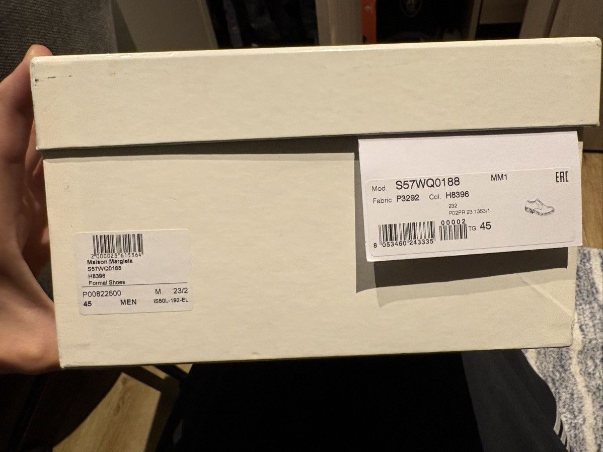 Maison Margiela Margiela Tabi Derby Lace Up Size US 12 / EU 45 - 7 Thumbnail