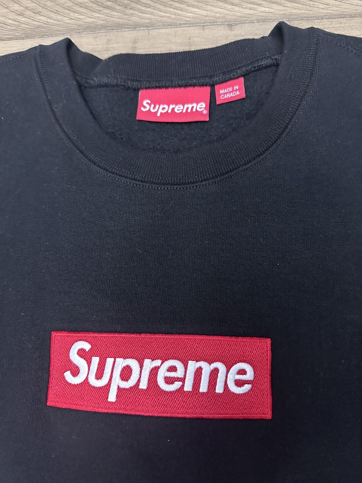 Supreme Supreme box logo crewneck Size US M / EU 48-50 / 2 - 2 Thumbnail