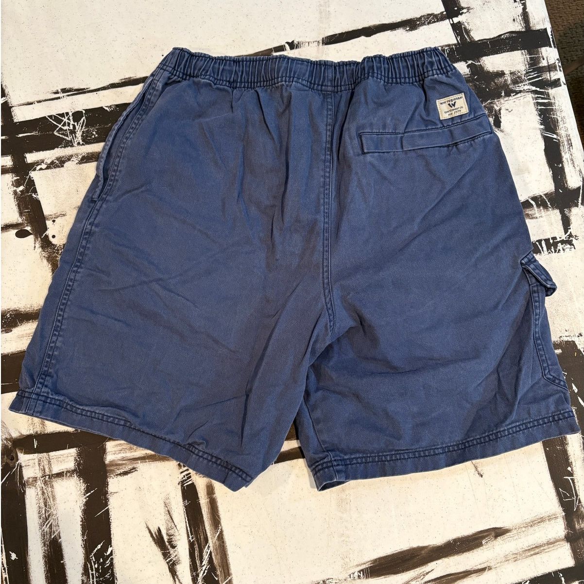 Vintage × White Sierra White Sierra Sportswear Co Blue Cargo Shorts - M 34"-30" Size US 32 / EU 48 - 5 Thumbnail