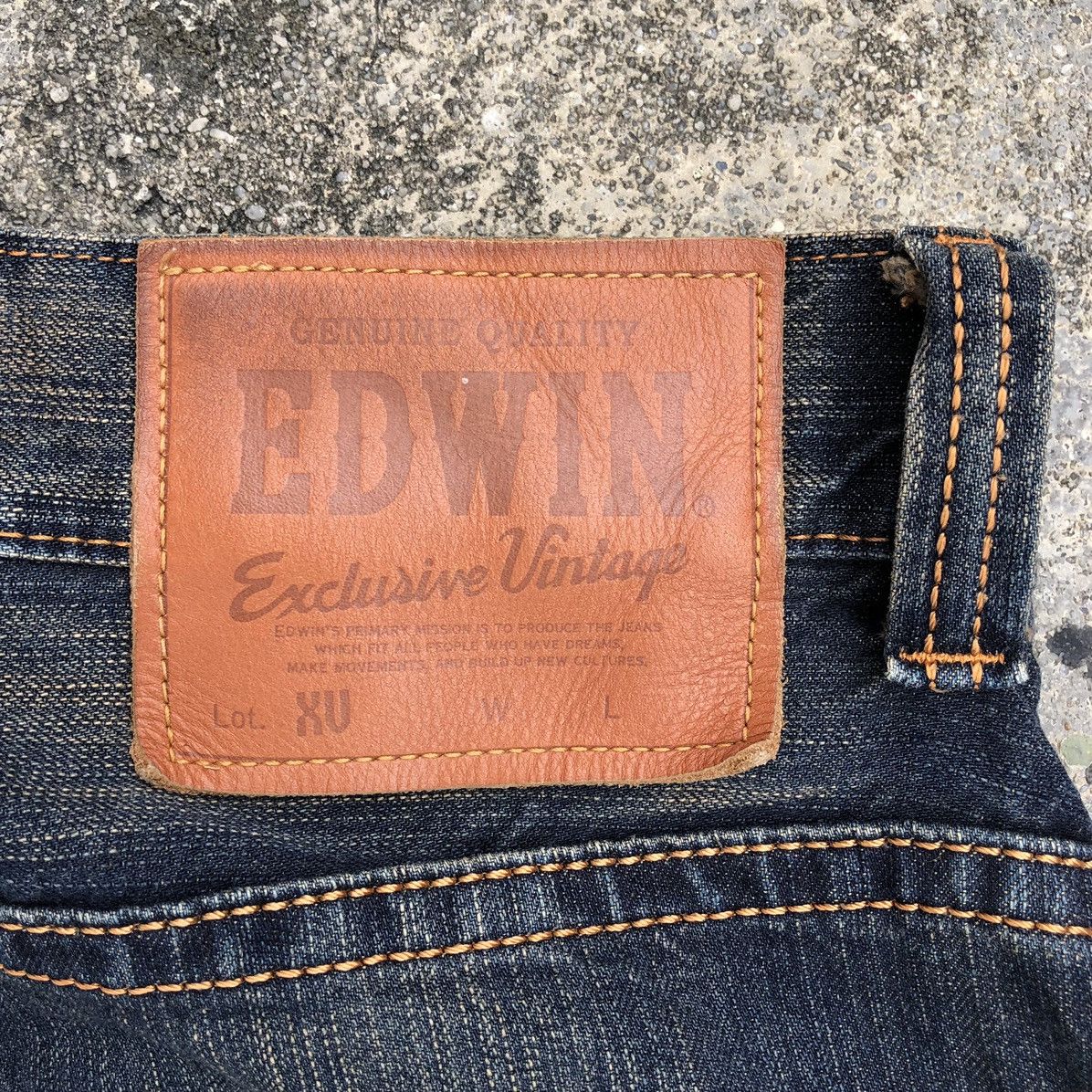 Edwin Vintage Edwin XV Rusty Distressed Denim Pants Size US 34 / EU 50 - 12 Thumbnail