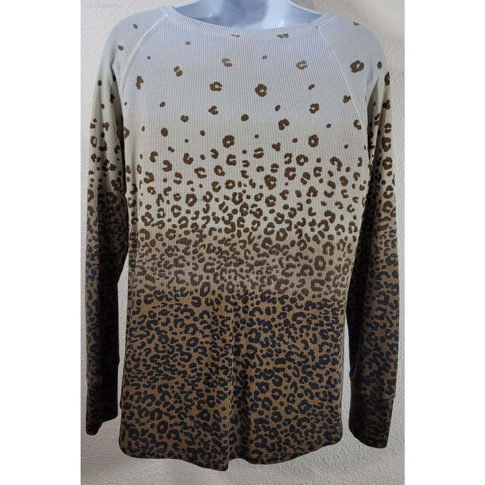 Other Ruby Rd Brown Ombre Animal Print Sequin Top Medium Size M / US 6-8 / IT 42-44 - 3 Thumbnail