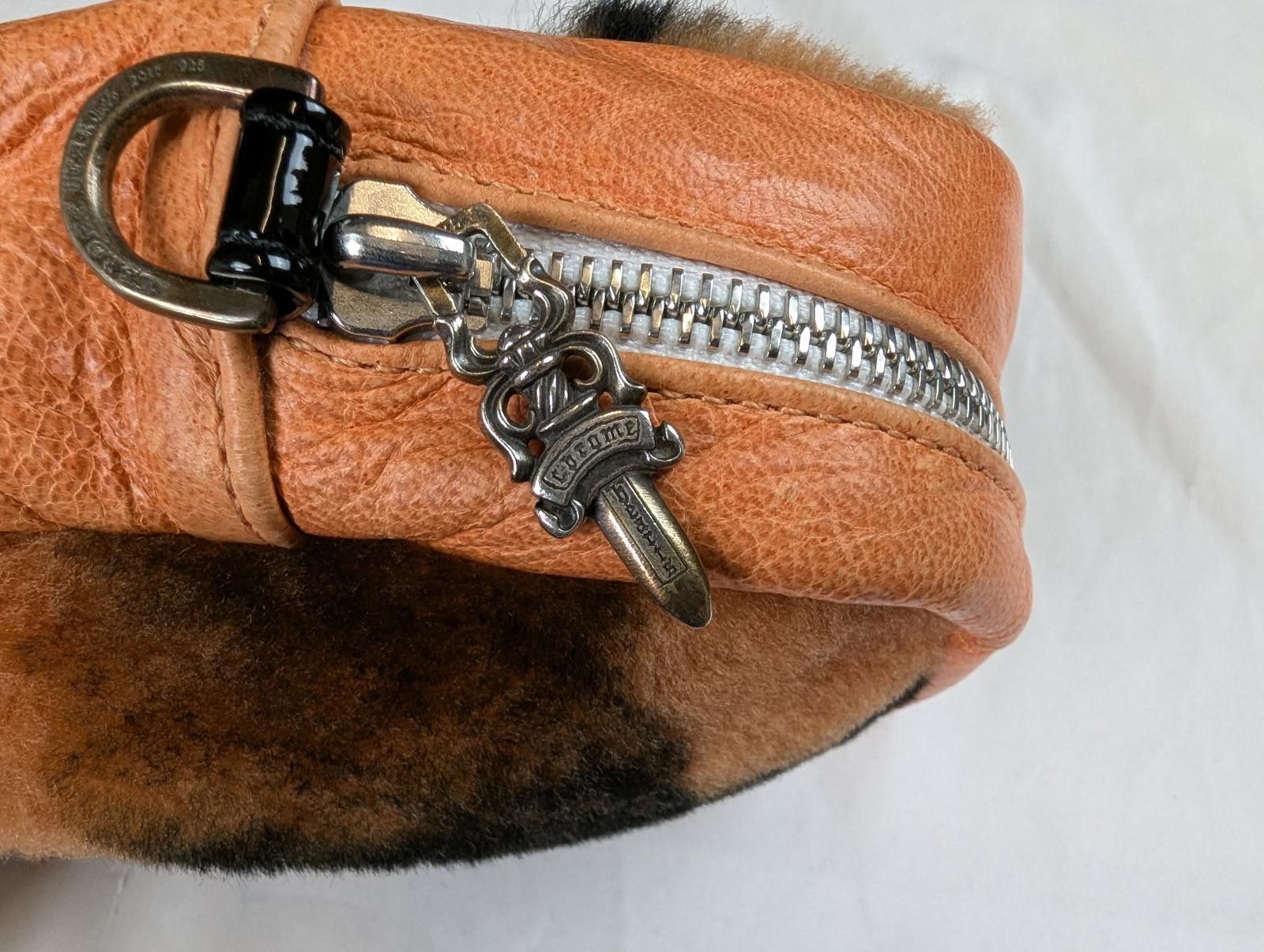 Chrome Hearts Chrome Hearts Triple Cross Patch Shearling Takka Bag Size ONE SIZE - 4 Thumbnail