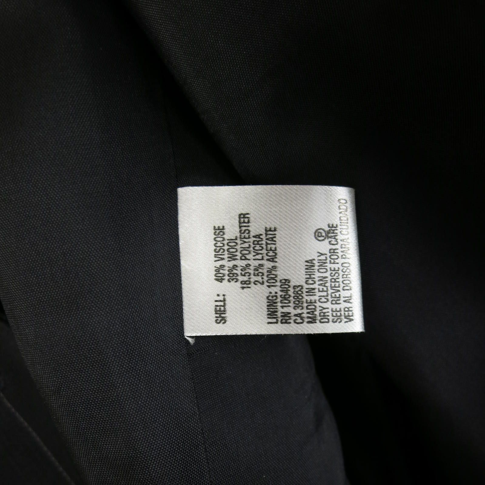 Other Antonio Melani Black Pinstripe Blazer Jacket Size 6 Size M / US 6-8 / IT 42-44 - 5 Thumbnail
