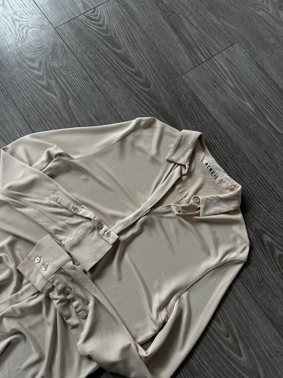 Acne Studios ‼️Vintage Acne Studios SS13 Sloan Jersey Viscose Blouses‼️ Size XS / US 0-2 / IT 36-38 - 13 Thumbnail
