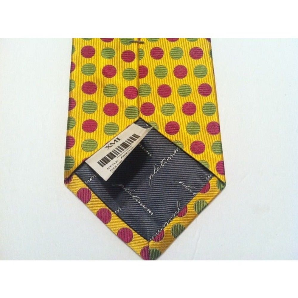 XMI Platinum XMI PLATINUM MEN'S NEW GOLD 100%SILK TIE WIDTH: 3 7/8" Size ONE SIZE - 5 Thumbnail