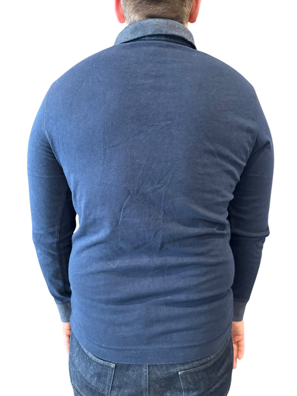 Hugo Boss Hugo Boss Orange Mock Neck Button Jumper Sweatshirt Large Size US L / EU 52-54 / 3 - 3 Thumbnail