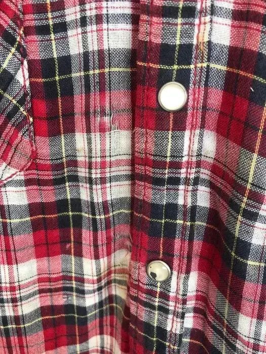 Japanese Brand Japanese Brand Alphasophy plaid Tartan Button Down Shirt Size US S / EU 44-46 / 1 - 4 Thumbnail