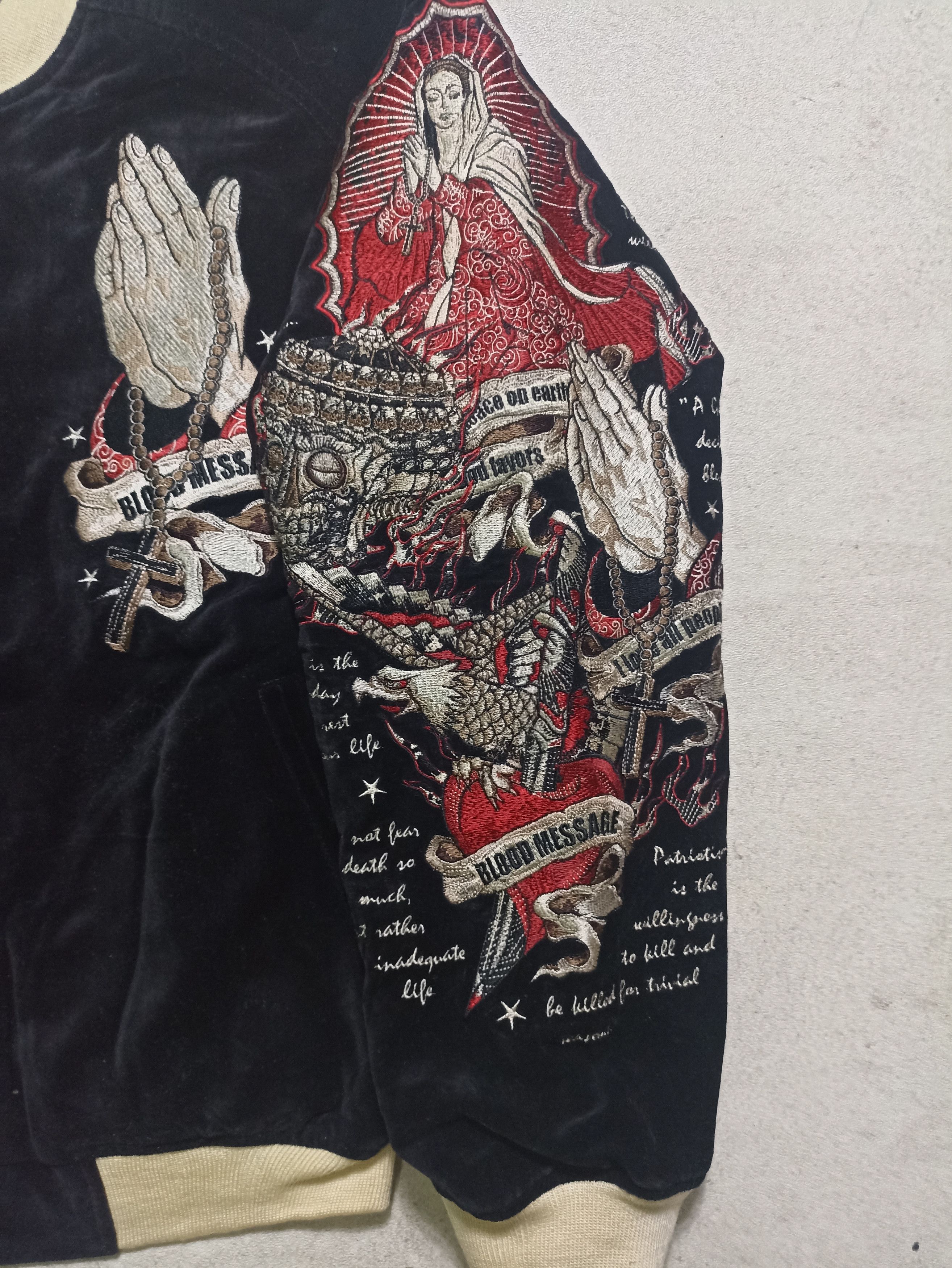 Tedman Tedman Blood Message Japanese japan chicano Maria punk Size US XL / EU 56 / 4 - 4 Thumbnail
