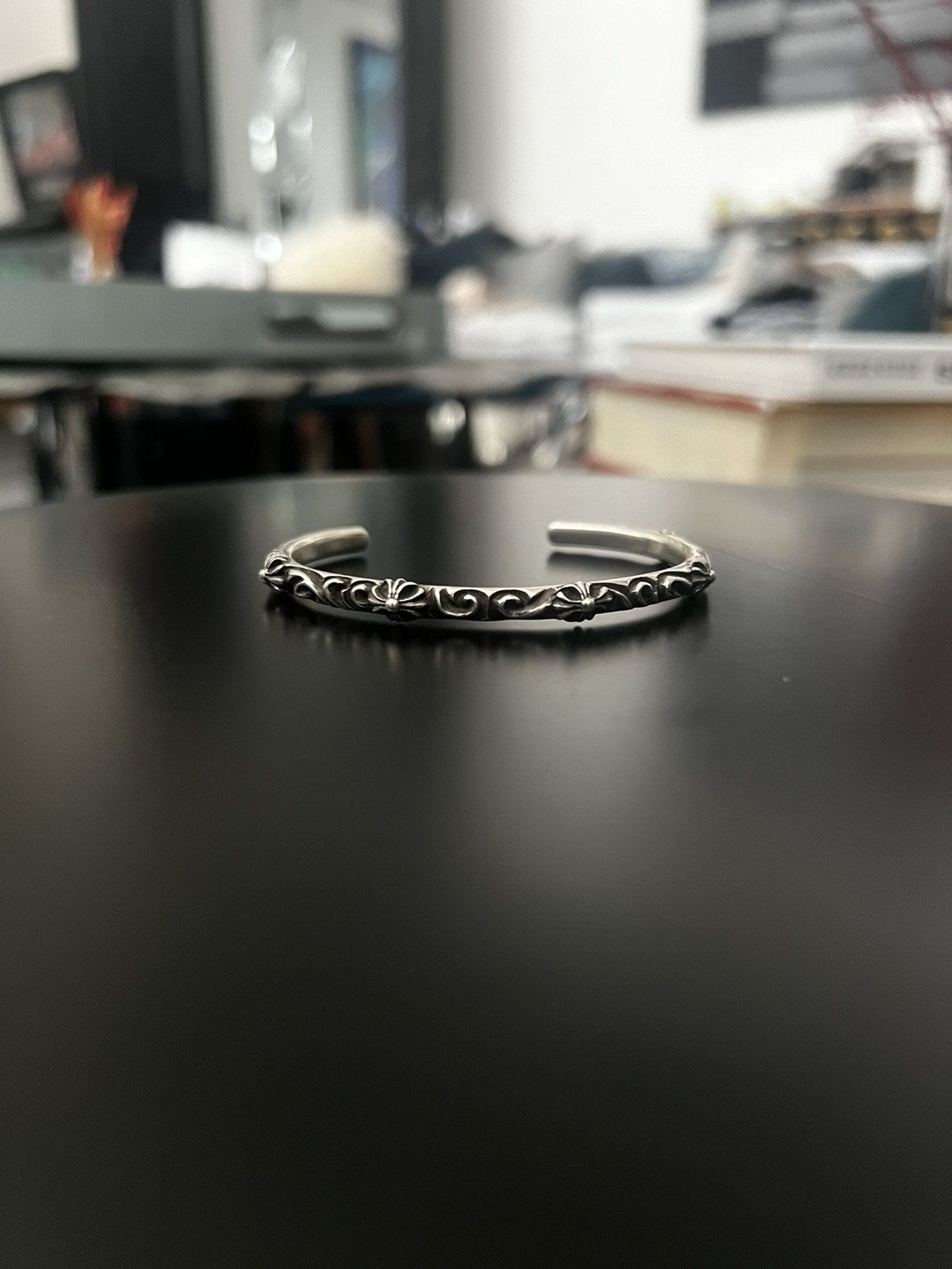 Chrome Hearts Chrome Hearts Bangle SBT Band Bracelet | Grailed