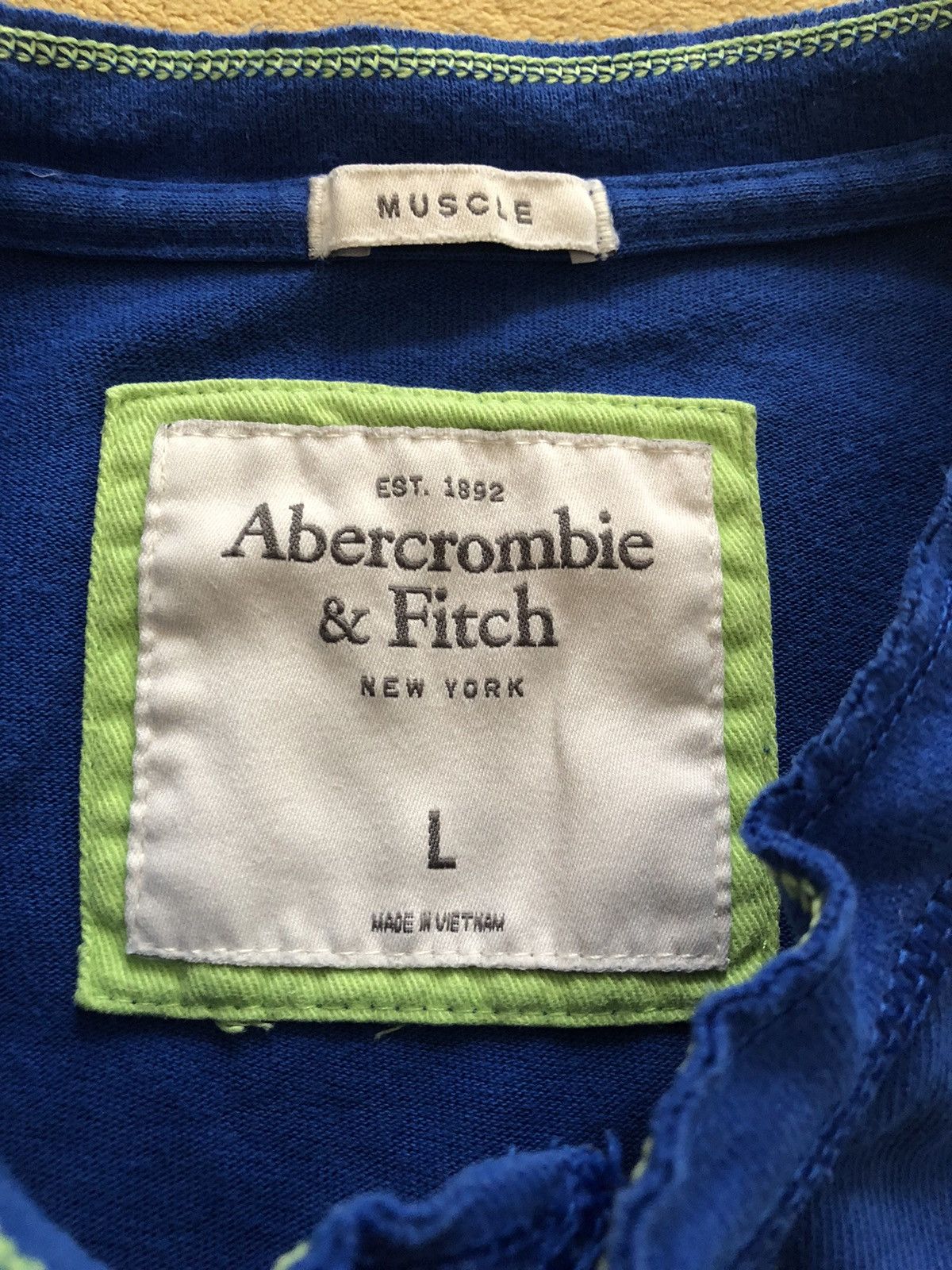 Abercrombie & Fitch VINTAGE ABERCROMBIE & FITCH LONG SLEEVE SWEATER SHIRT Size US L / EU 52-54 / 3 - 4 Thumbnail