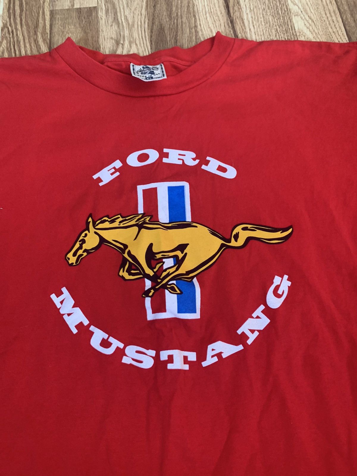 Ford × Vintage Vintage Ford Mustang Promo Shirt Size US XL / EU 56 / 4 - 2 Thumbnail