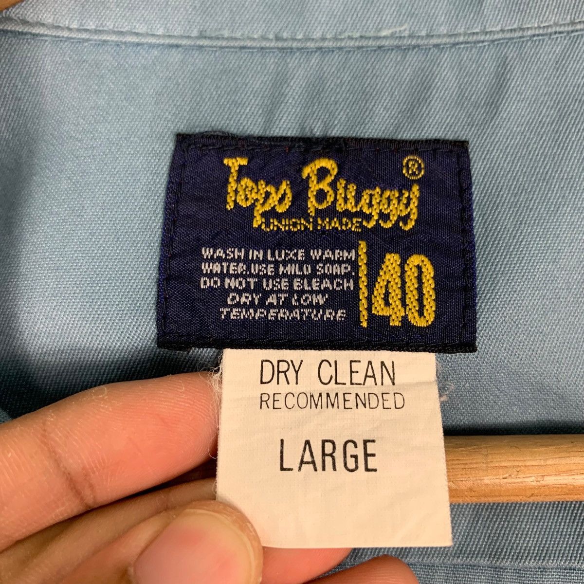 Toyo Enterprises TOPS BUGGY Toyo Enterprises Blue Work Jacket #0890-C40 Size US L / EU 52-54 / 3 - 15 Thumbnail